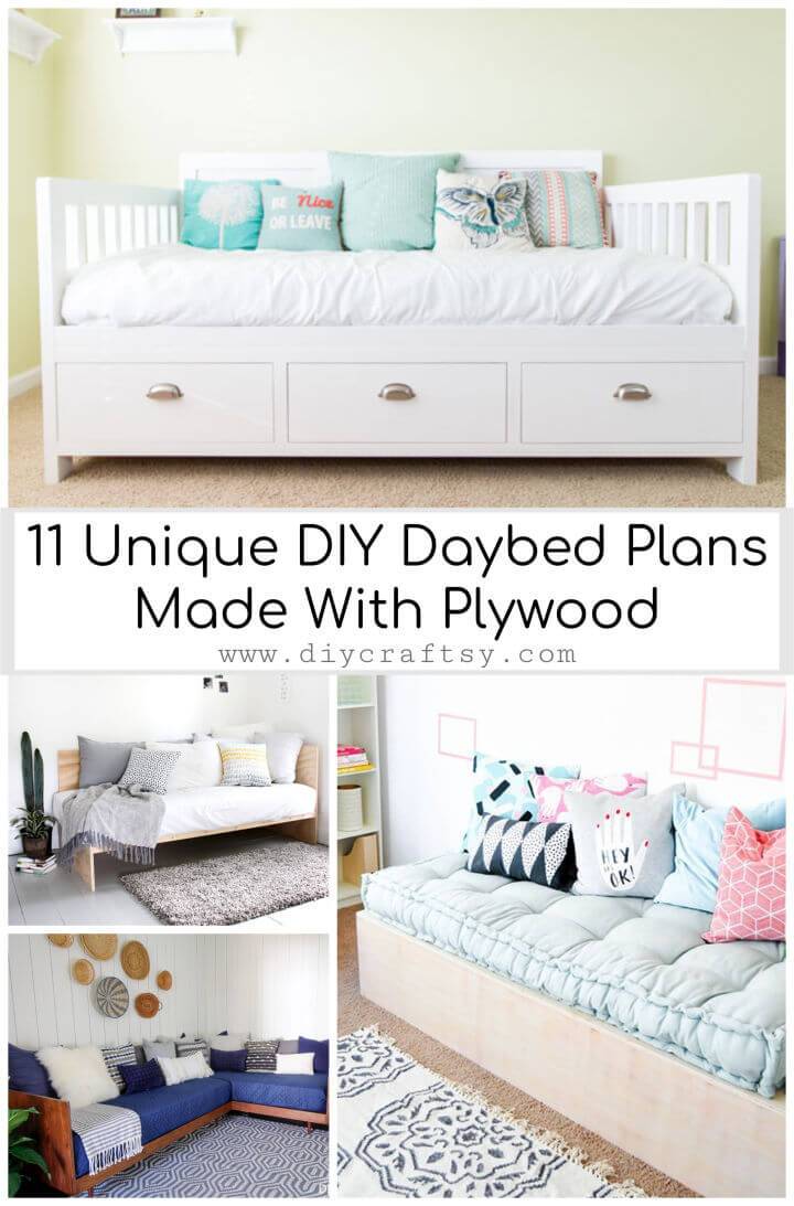 11 DIY Daybed Plans Made With Plywood