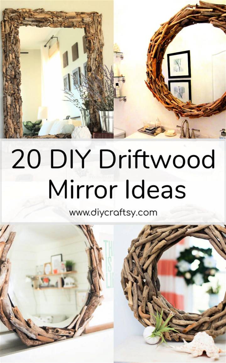 20 Best DIY Driftwood Mirror Ideas