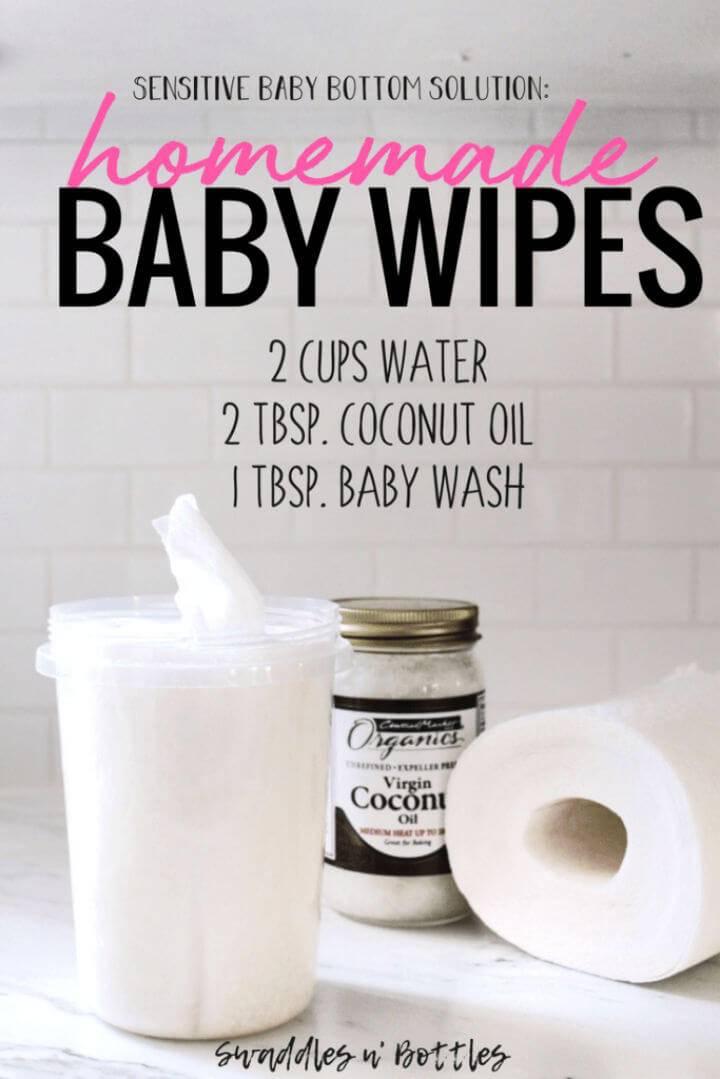 3 Ingredients Baby Wipes