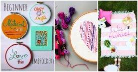 15 Simple Free Floral Embroidery Patterns & Designs