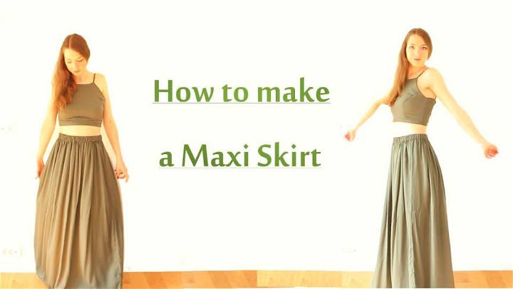 Adorable Maxi Skirt Pattern