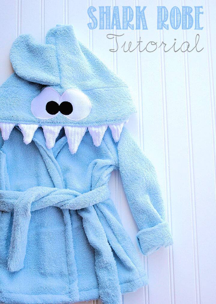 Adorable Shark Baby Robe