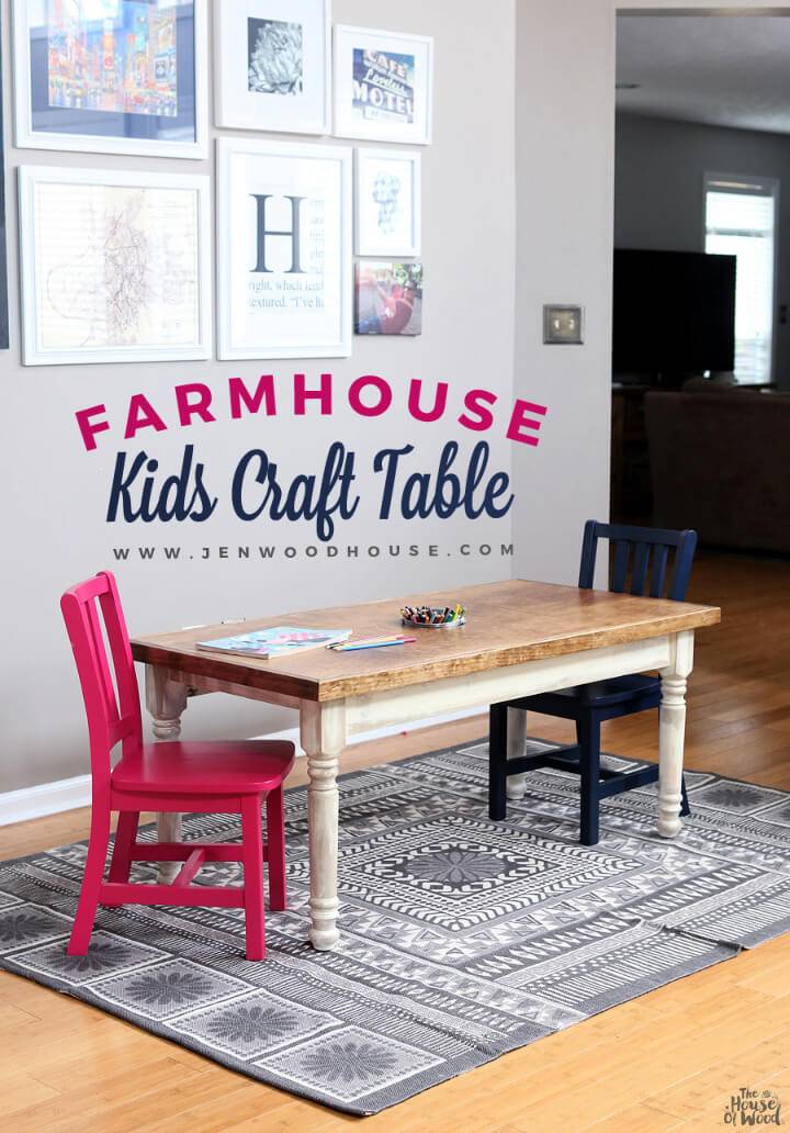 Affordable DIY Kids’ Farmhouse Play Table