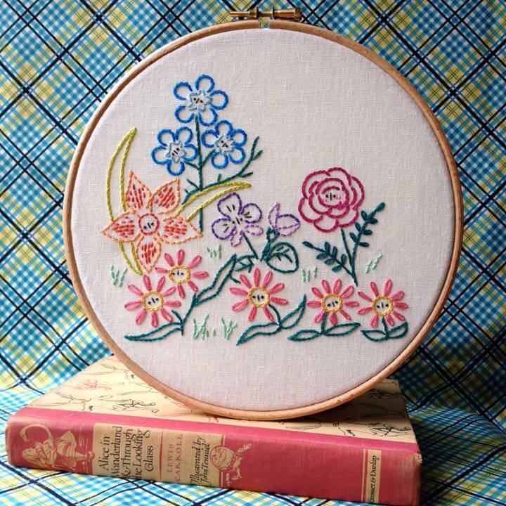 Alice’s Garden Embroidery Pattern