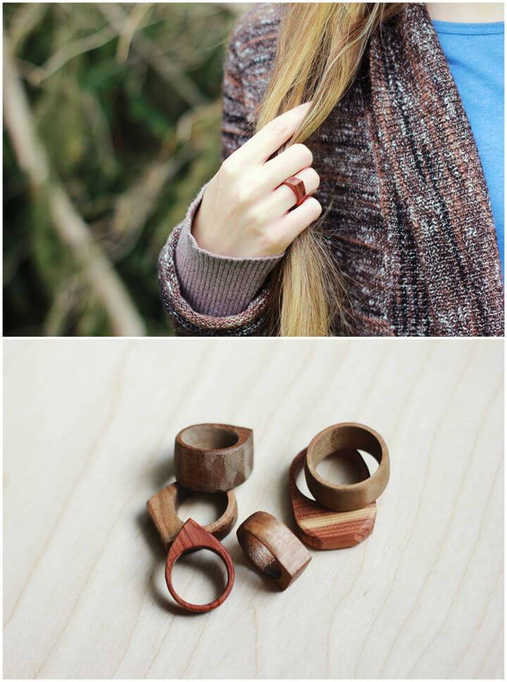 Amazing DIY Wooden Rings