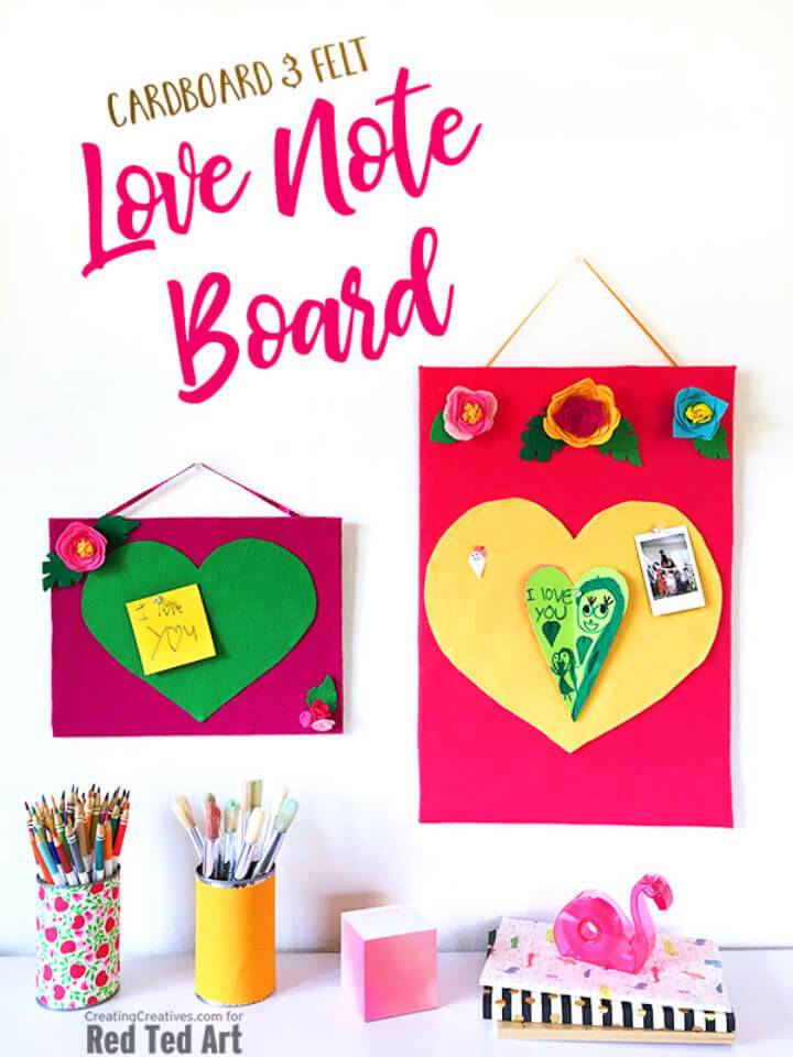 Awesome DIY Heart Bulletin Board