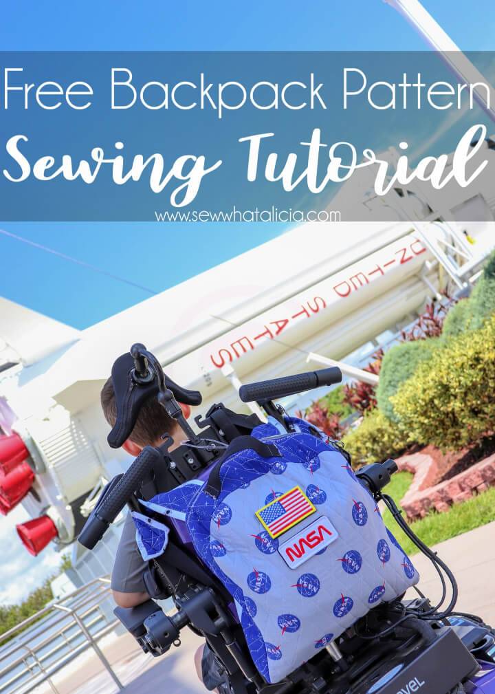 Back to School Backpack Free Sewing Pattern