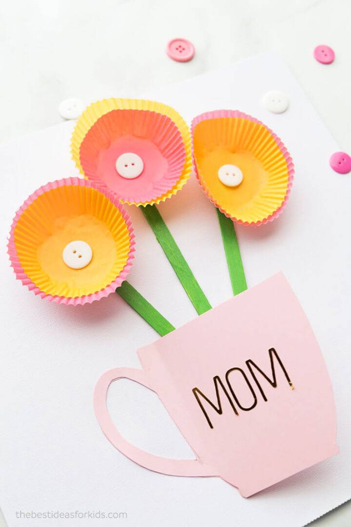 Beautiful Handmade Mothers Day Card