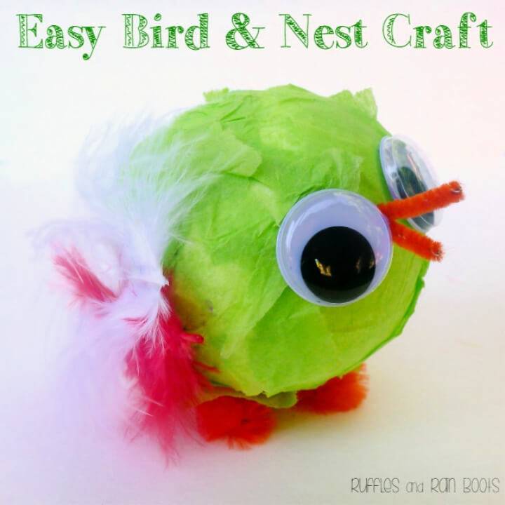 Bird and Nest Craft for Preschoolers
