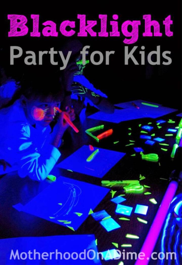 Blacklight Party for Kids