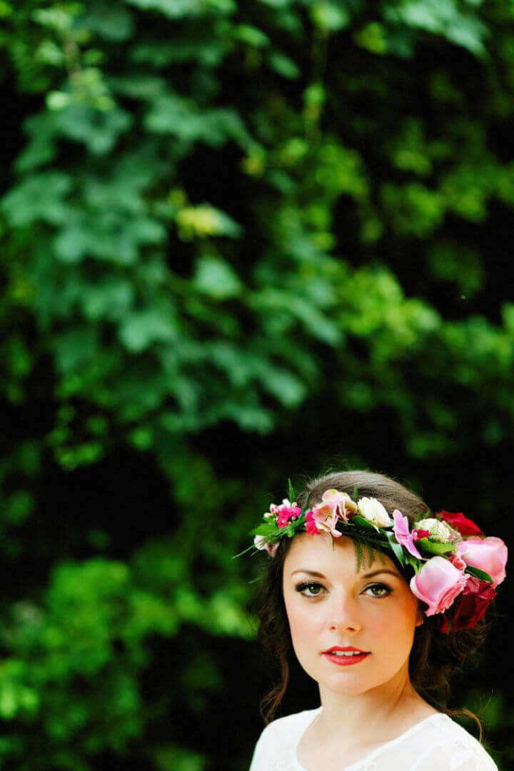 Bold Beautiful Bridal Flower Crown