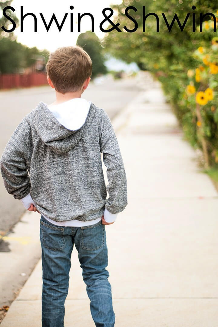 Boys Hooded Sweatshirt Free Pattern