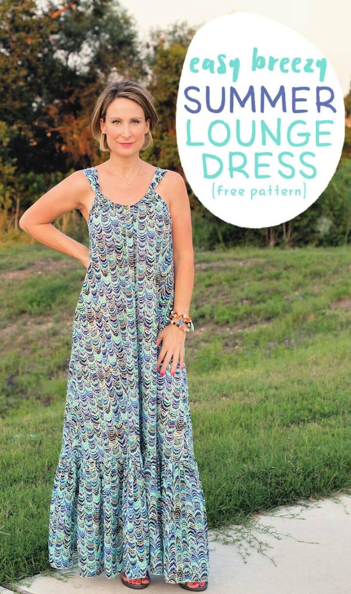 Breezy Summer Lounge Dress Pattern