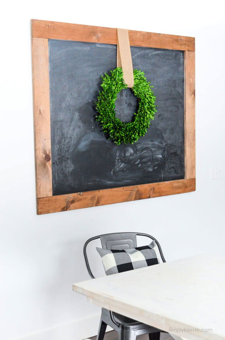 Quick and Easy DIY Birch Chalkboard