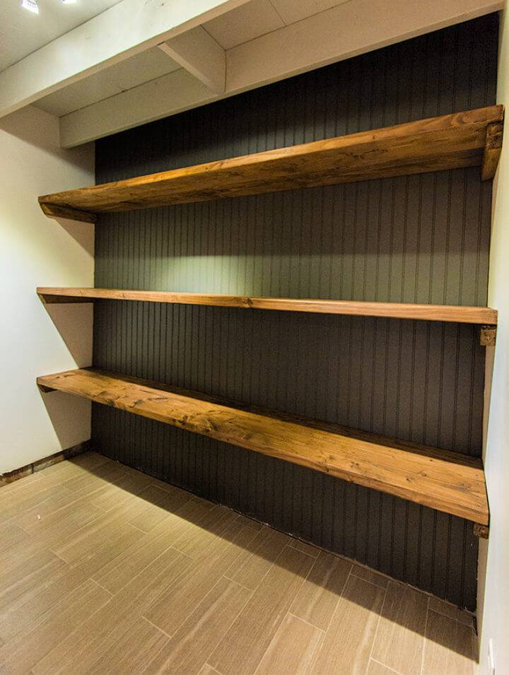 Build Laundry Rooms Wood Storage Shelves