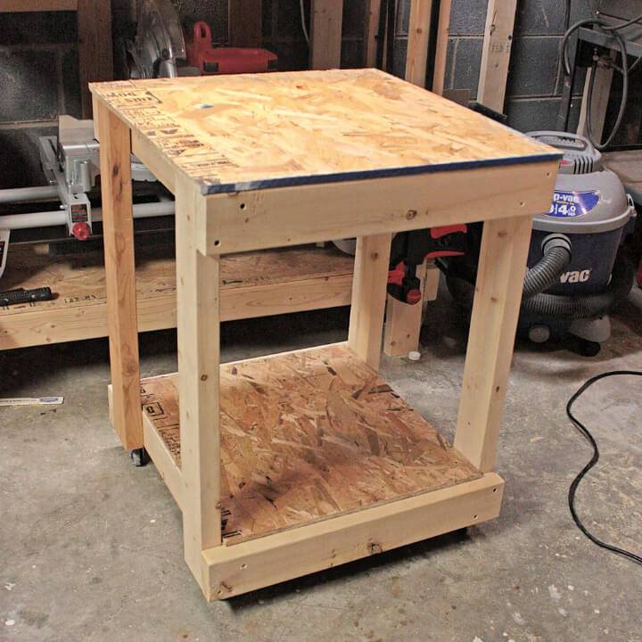 Build Rolling Workbench on A Budget