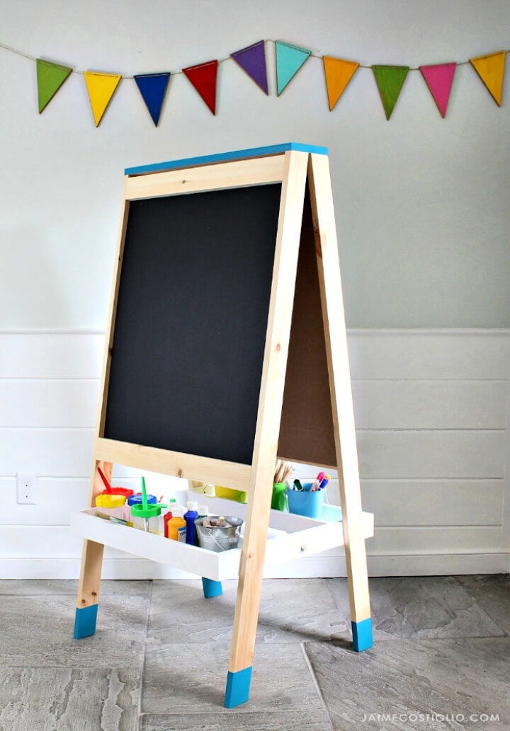 Build Your Own Wood Easel for Kids