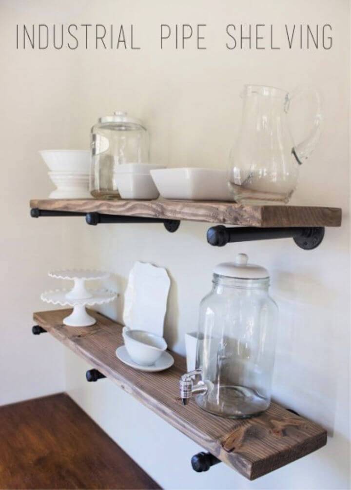 Build Your Own Pipe Shelves