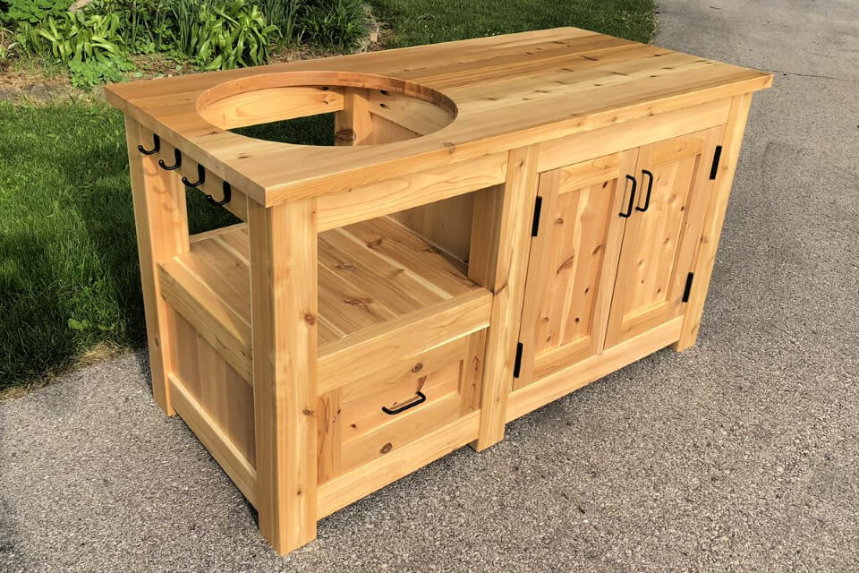 How to Build a Big Green Egg Grill Table