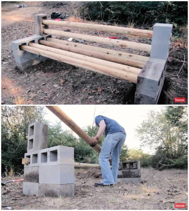 Build a Cinder Block Bench