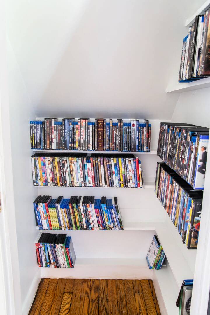 Build a DVD Storage Closet