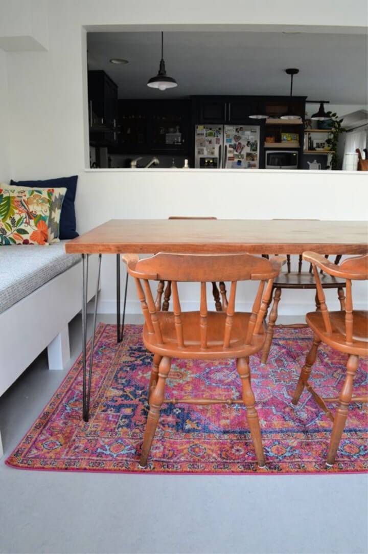 Build a Hairpin Leg Dining Table for Your Kitchen