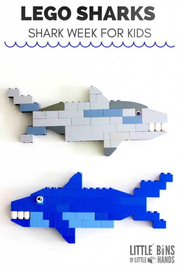 Build a Lego Shark for Shark Week