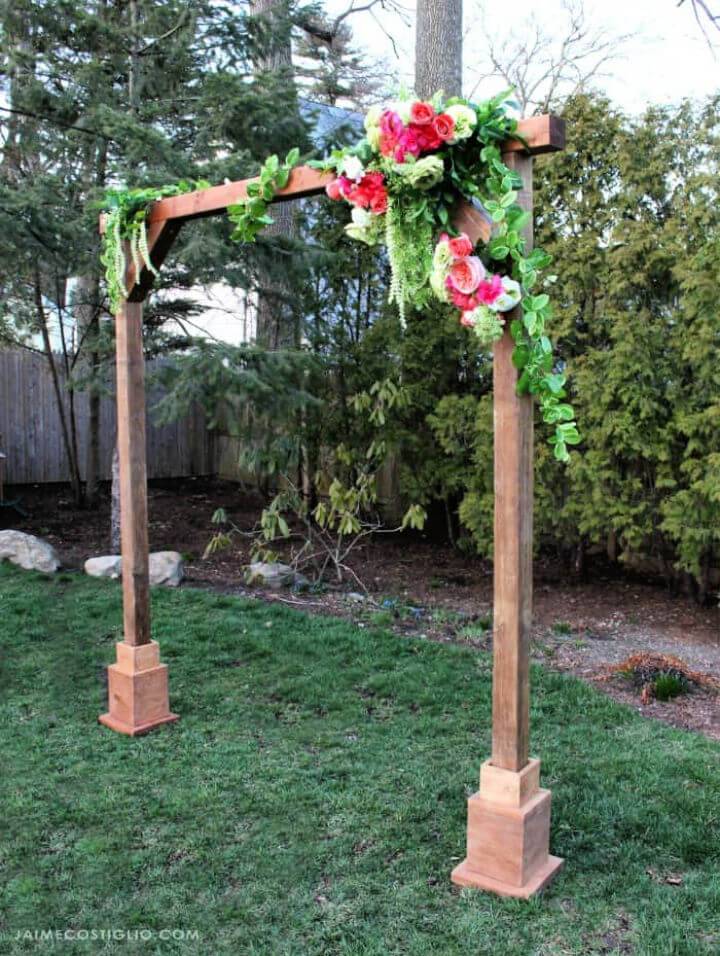 Build a Self Standing Wood Arch