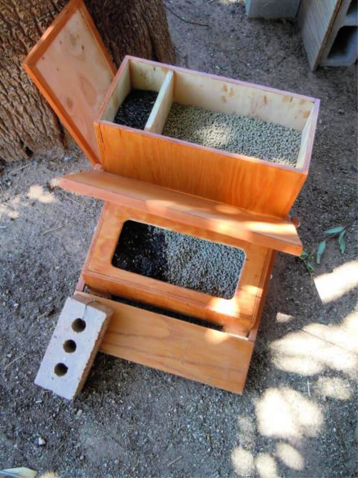 Build a Treadle Chicken Feeder