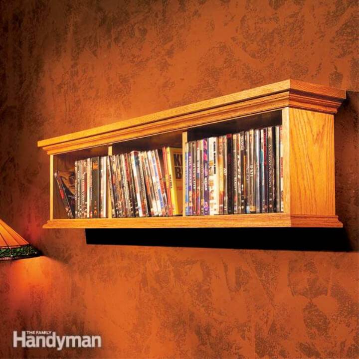 Build a Wall Cabinet for DVDs Storage