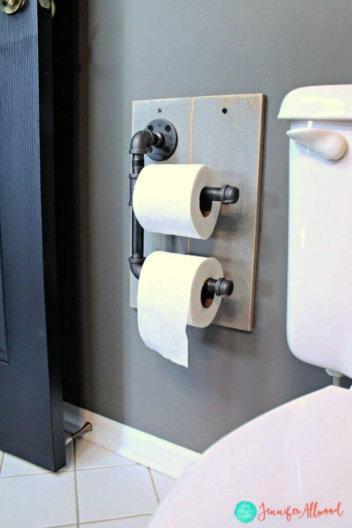 Build an Industrial Toilet Paper Holder
