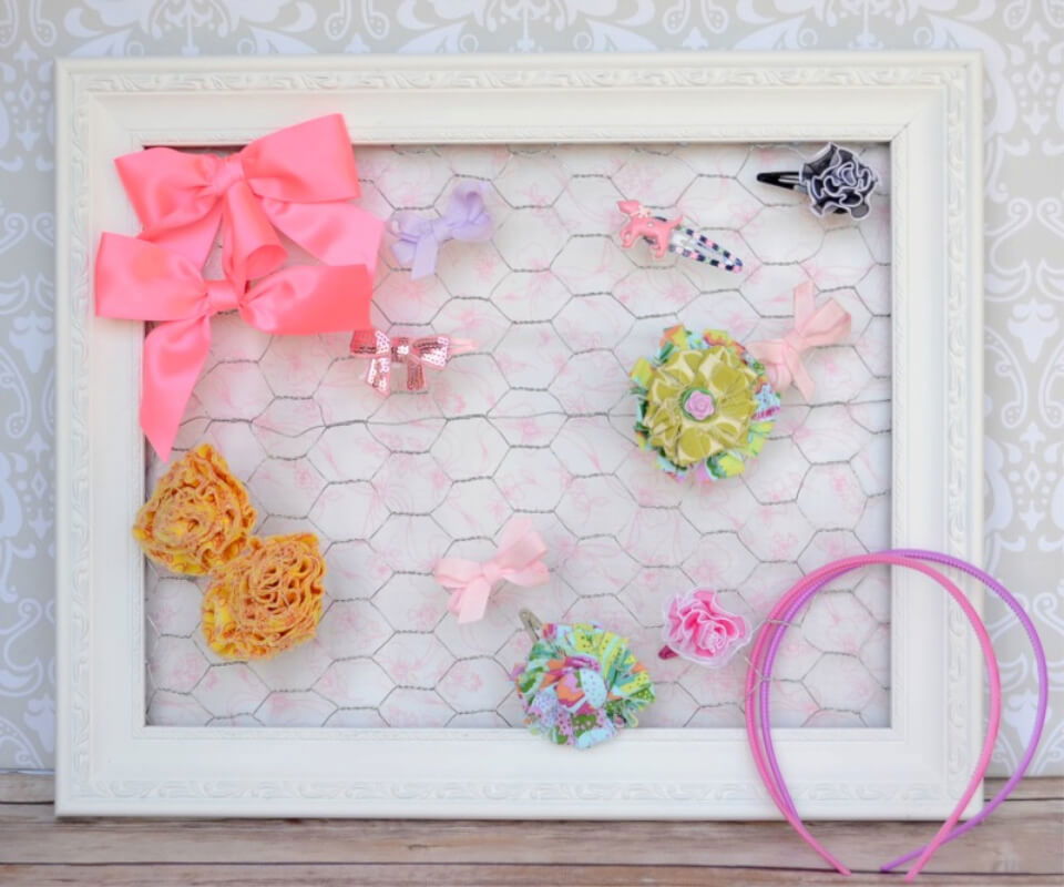 Chicken Wire Hair Bow Holder