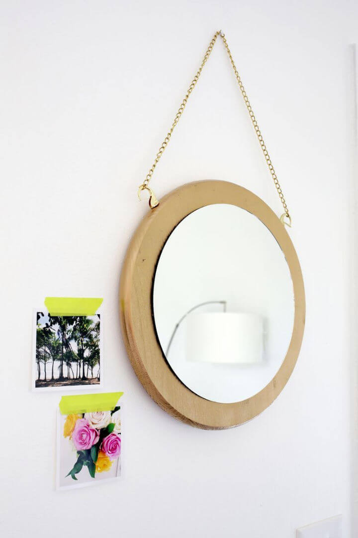 Circle Chain Entryway Mirror