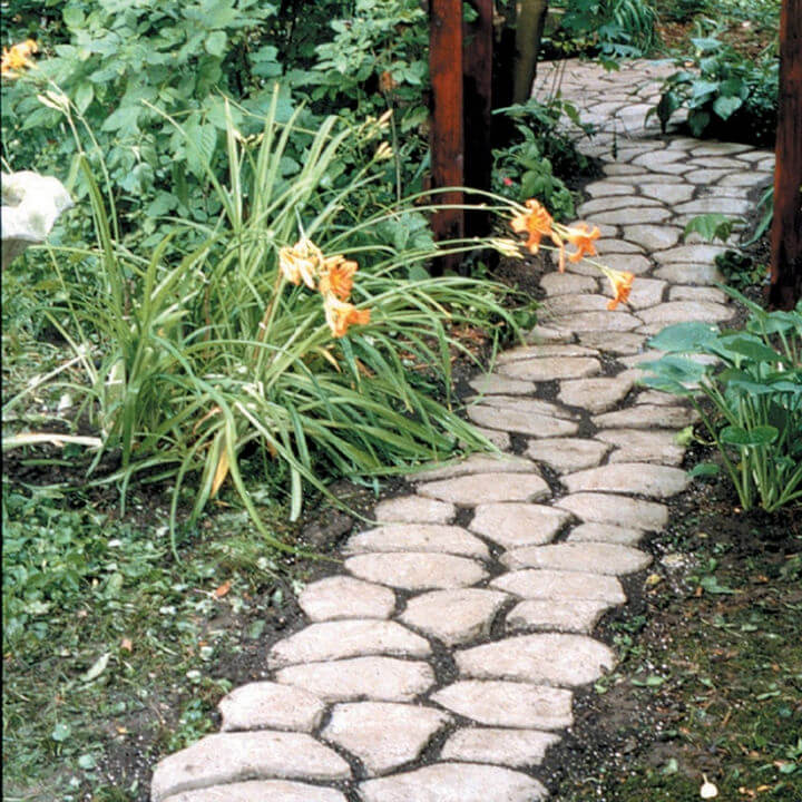 Cobblestone Look Walkway Mold