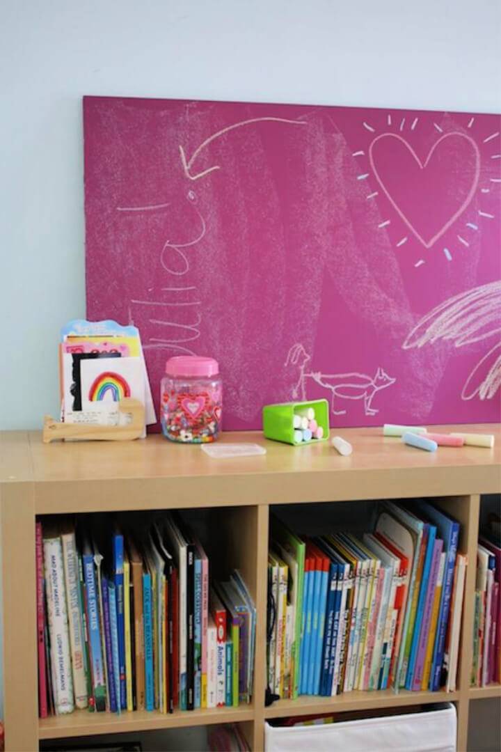 Colorful Chalkboard for a Kids Room