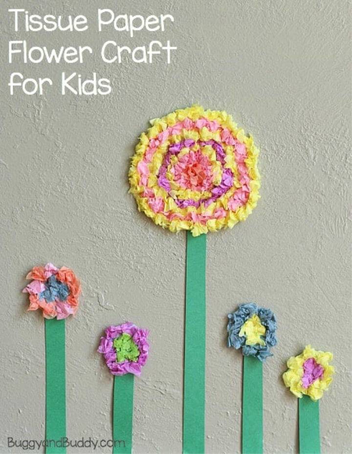 Colorful Flower Craft for Kids