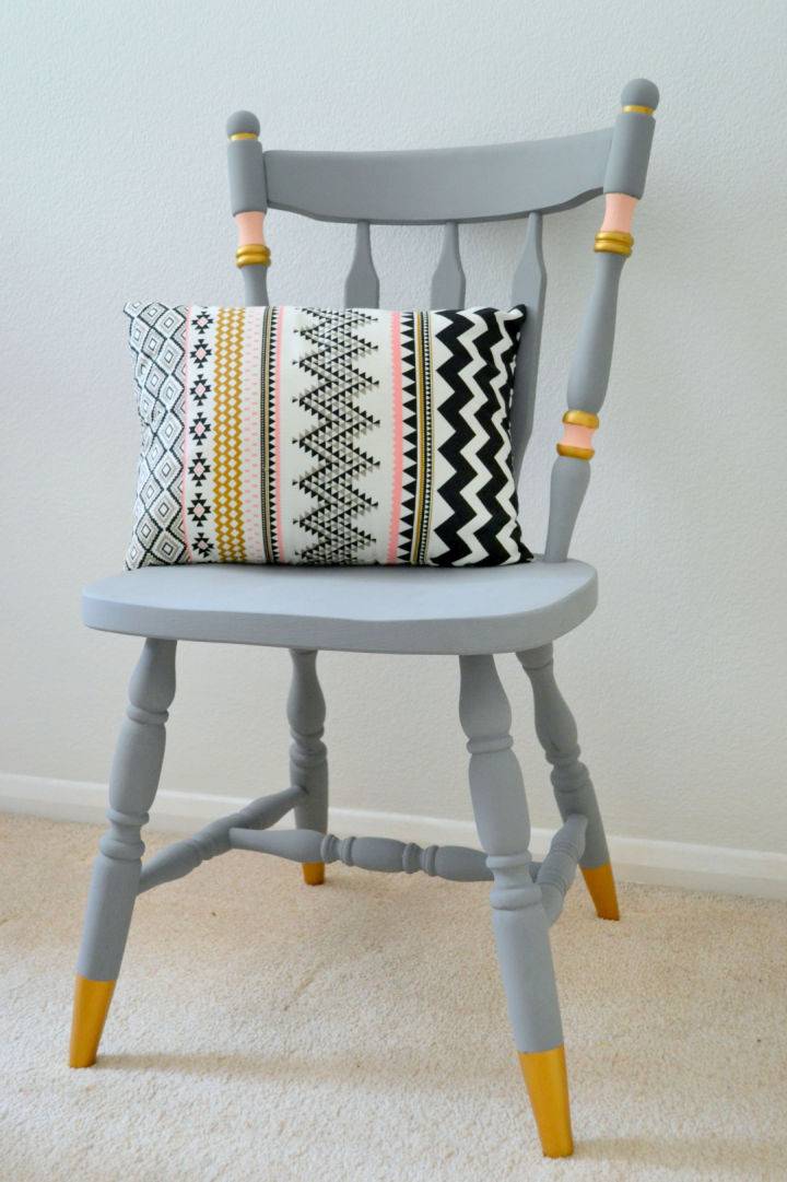 Cool DIY Chalk Paint Chair Makeover