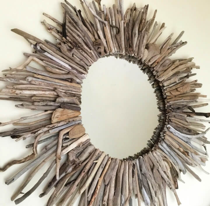 Create Driftwood Starburst Mirror