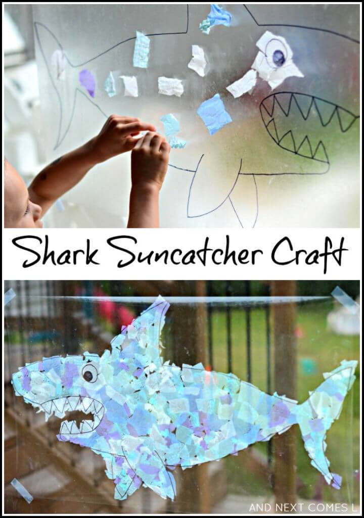 Create Giant Shark Suncatcher Craft