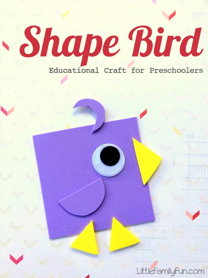 Create a Shape Bird Educational Craft