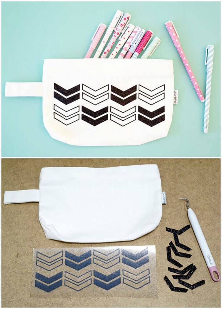 Customized Pencil Pouch with Cricut Explore Air