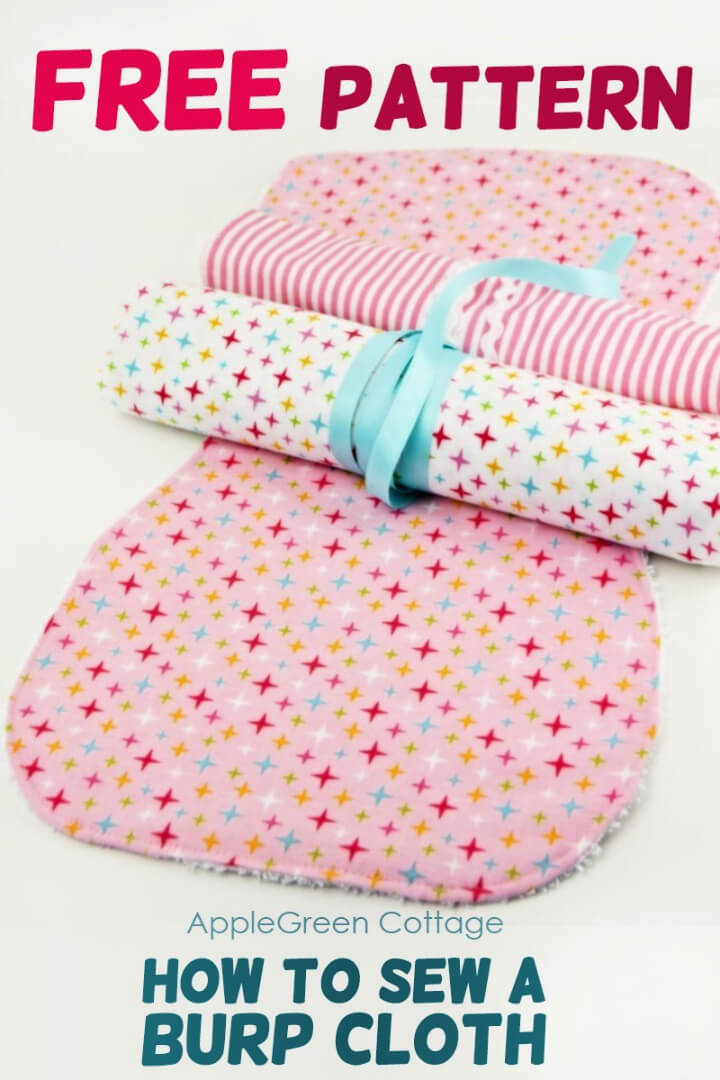 Cute Burp Cloth Free Pattern