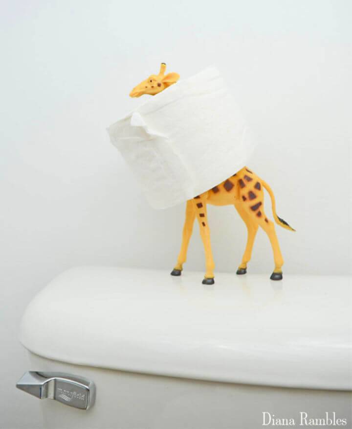 DIY Animal Toilet Paper Holder