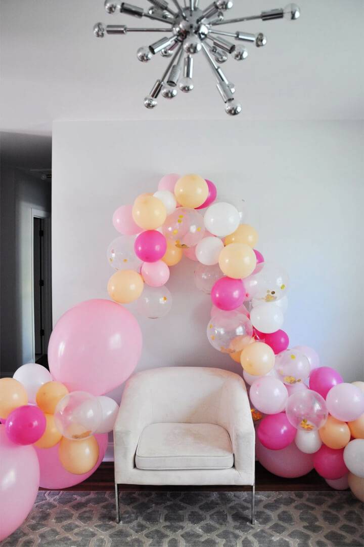 DIY Balloon Garland for Birthday Party Decor