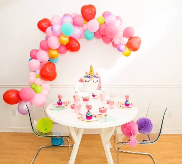 DIY Balloon Garland for Nursery Room