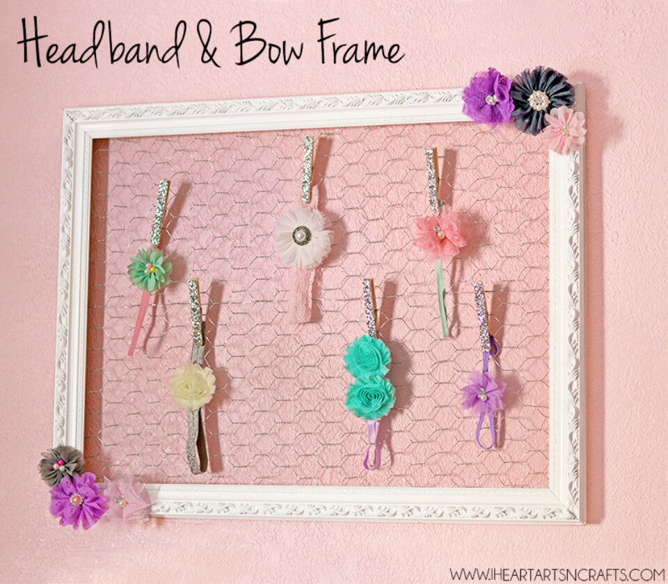 DIY Bow Holder Frame