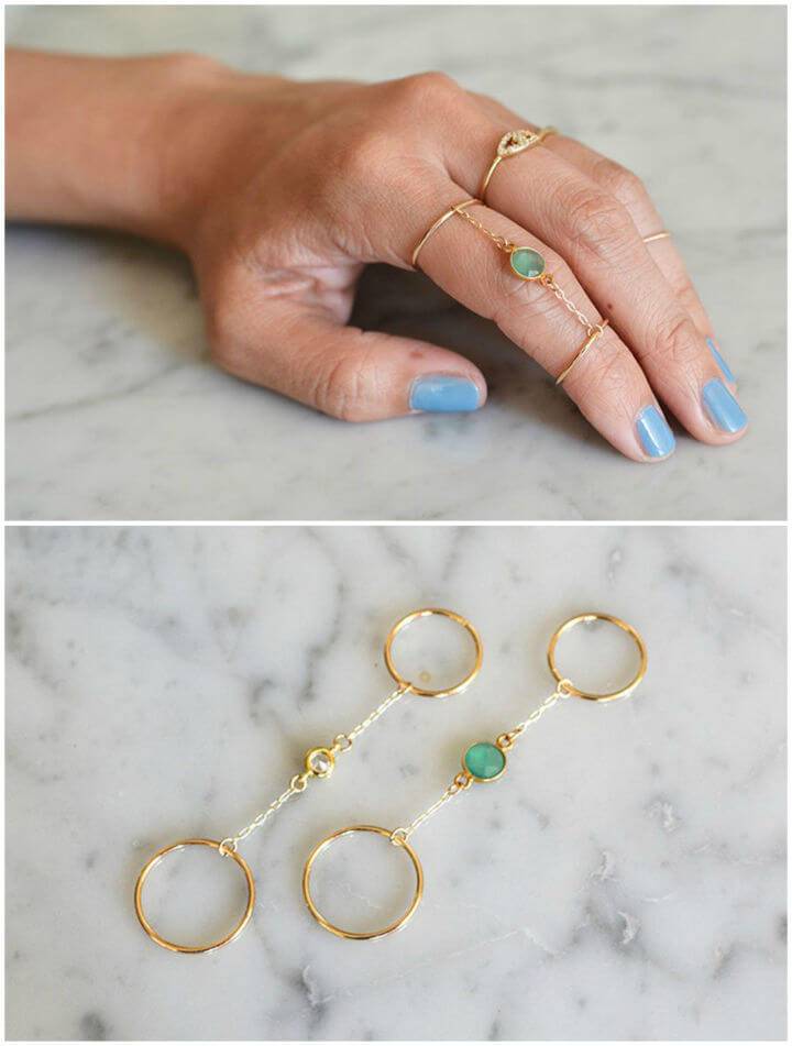 DIY Chain linked Rings