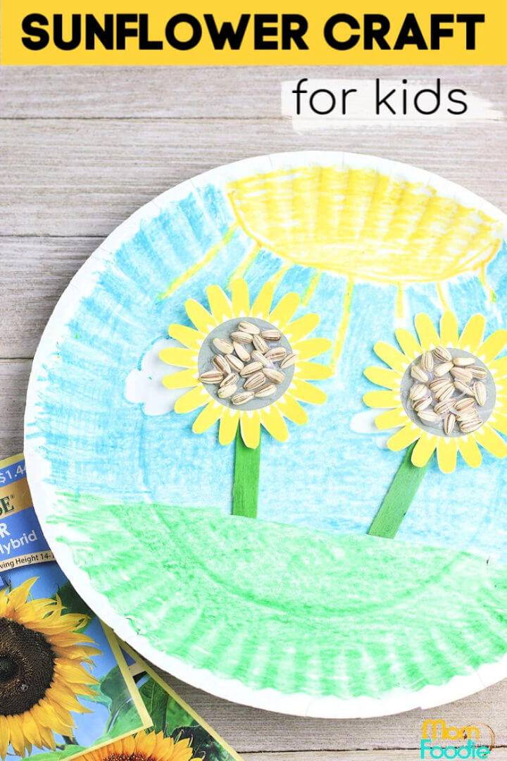 DIY Coffee Filter Sunflower Craft