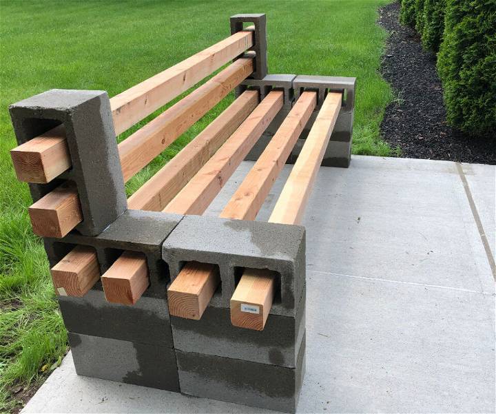 10 Simple Diy Concrete Bench Ideas To Make Crafts