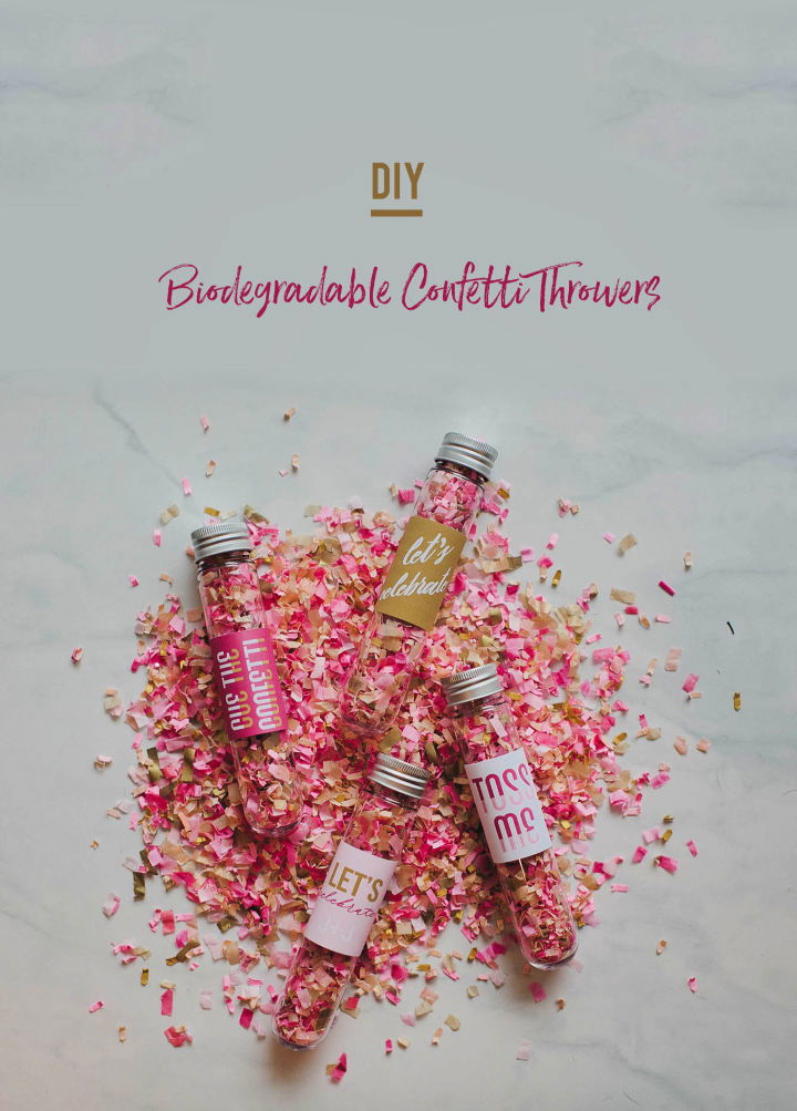 DIY Confetti Throwers for Weddings